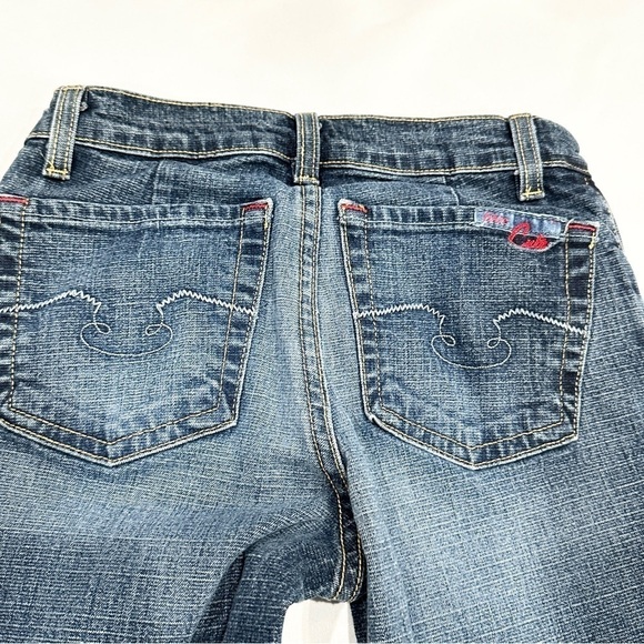 Blue Cult Flare Bell Bottom Dark Wash Jeans - Picture 5 of 7